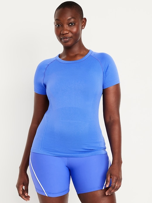 Image number 5 showing, Fluid Seamless Fitted T-Shirt