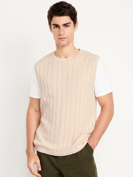 Image number 1 showing, Ribbed Sweater Vest