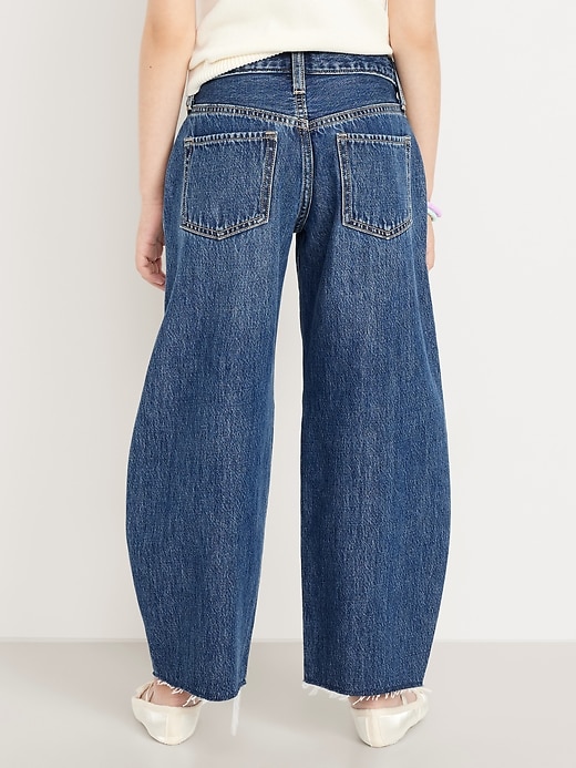 View large product image 2 of 5. Super Baggy Barrel-Leg Jeans for Girls