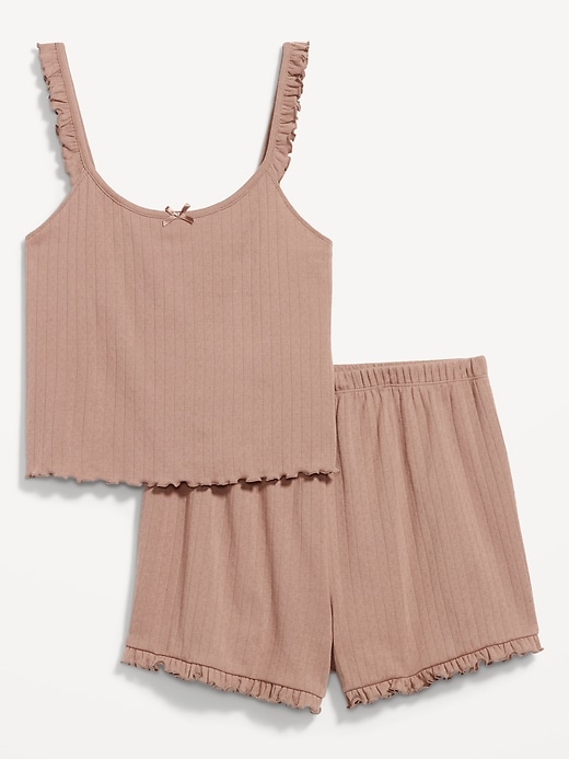 Image number 4 showing, Pointelle Pajama Short Set