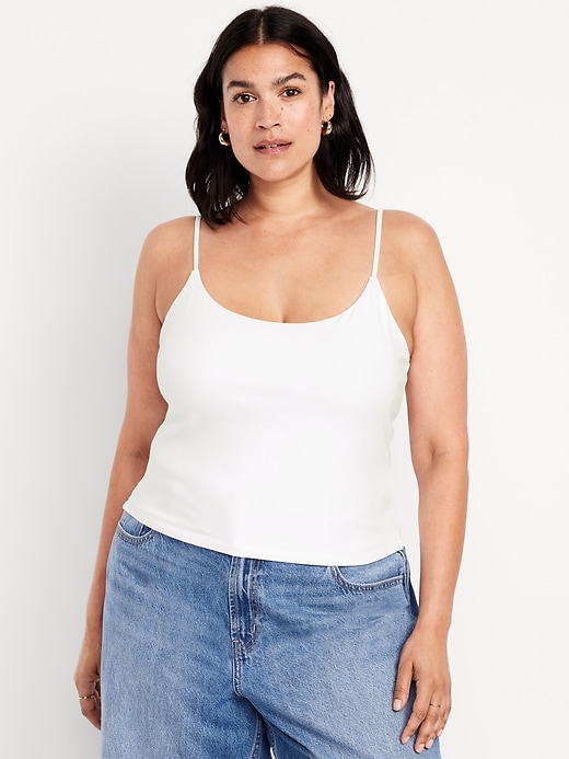 Image number 6 showing, Double-Layer Cropped Cami Top