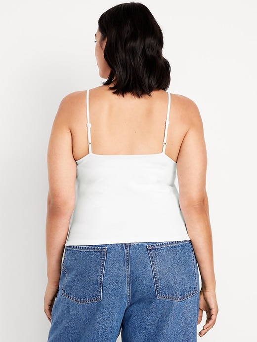 Image number 7 showing, Double-Layer Cropped Cami Top