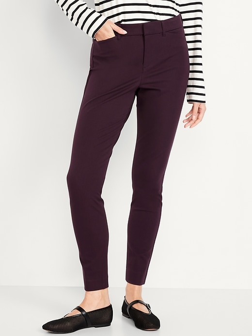 Image number 2 showing, High-Waisted Pixie Skinny Ankle Pants
