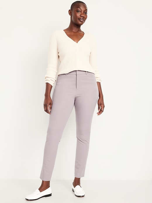 Image number 5 showing, High-Waisted Pixie Skinny Ankle Pants