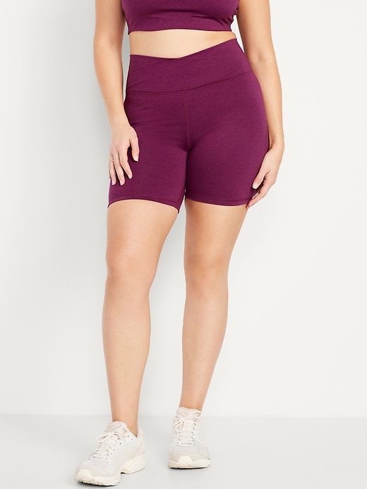 Image number 4 showing, Extra High-Waisted CloudComfy Biker Shorts -- 6-inch inseam