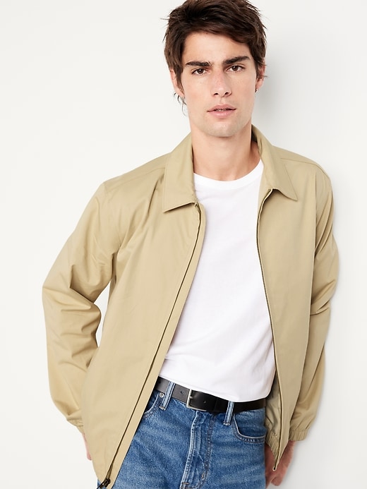 Image number 4 showing, Lightweight Twill Zip Jacket
