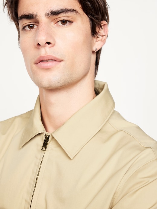 Image number 5 showing, Lightweight Twill Zip Jacket