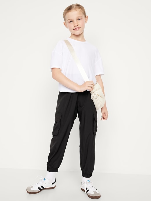 L'image numéro 3 présente Pantalon de jogging à taille haute StretchTech Performance pour fille