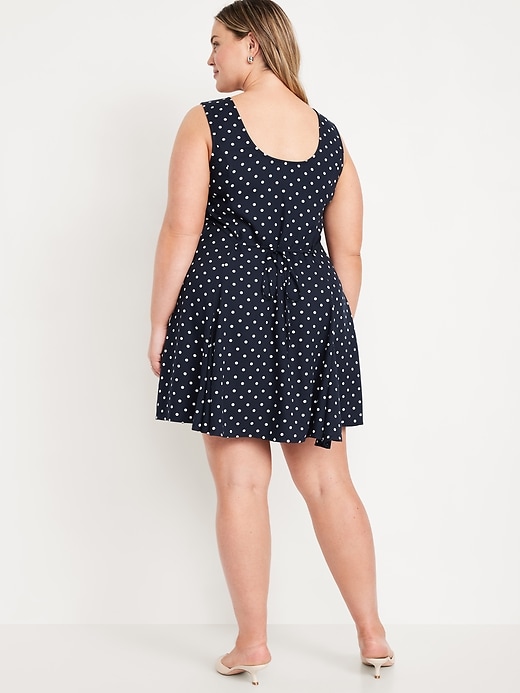 Image number 7 showing, Sleeveless Crepe Button-Front Mini Dress