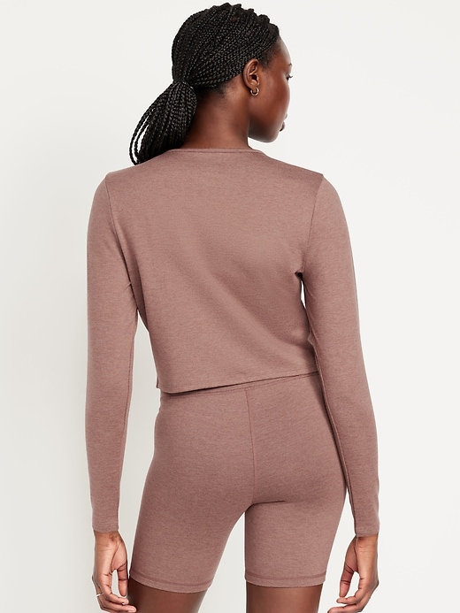 Image number 2 showing, CloudComfy Cropped Cardigan