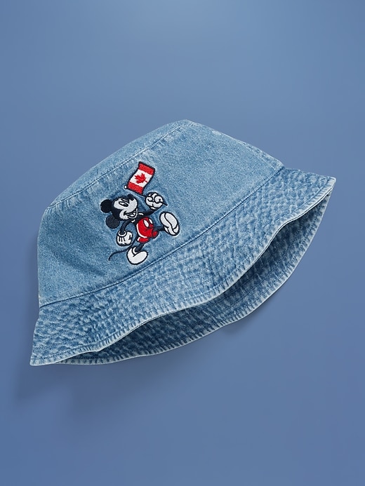 View large product image 1 of 2. Old Navy x Disney© Mickey Mouse Flag Logo-Graphic Bucket Hat for Kids