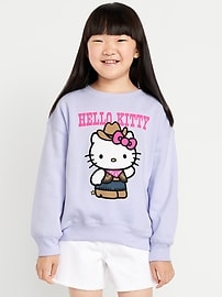 Image number 1 showing, Oversized Licensed Graphic Tunic Sweatshirt for Girls