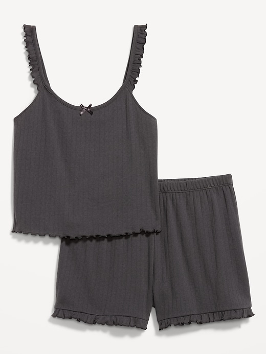 Image number 4 showing, Pointelle Pajama Short Set