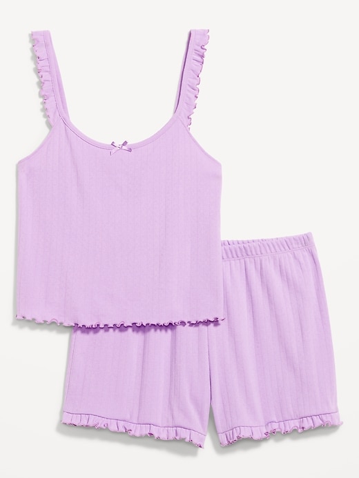 Image number 4 showing, Pointelle Pajama Short Set