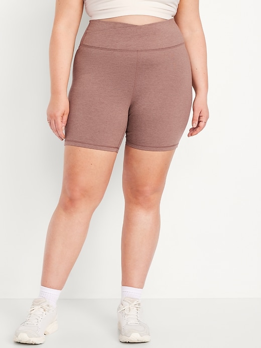 Image number 6 showing, Extra High-Waisted CloudComfy Biker Shorts -- 6-inch inseam