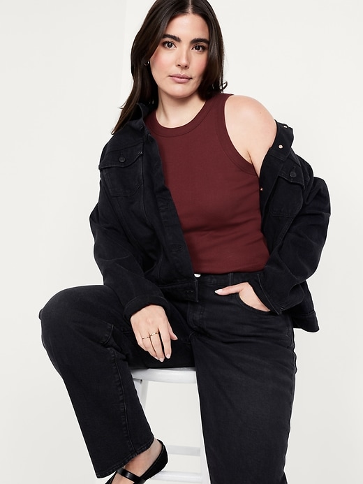 Image number 3 showing, Snug Crop Tank Top