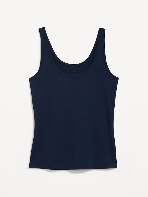 Image number 2 showing, First-Layer Scoop-Neck Tank Top