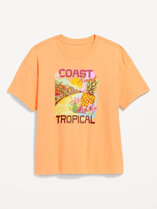 L'image numéro 9 présente T-shirt à imprimé vintage