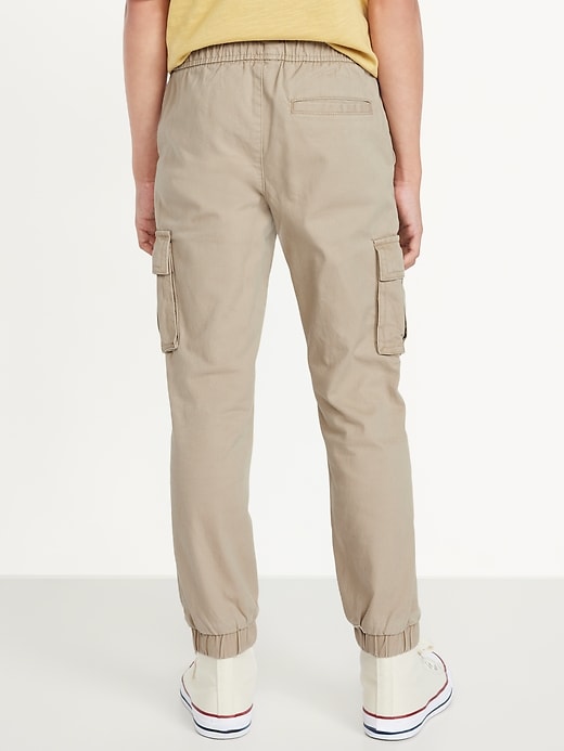 View large product image 2 of 4. Built-In Flex Twill Cargo Jogger Pants for Boys