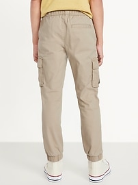 Image number 2 showing, Built-In Flex Twill Cargo Jogger Pants for Boys