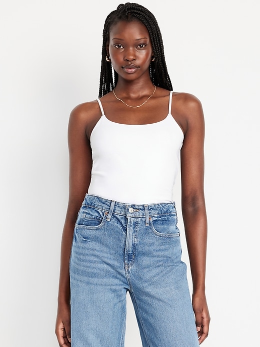 Image number 1 showing, Double-Layer Cropped Cami Top