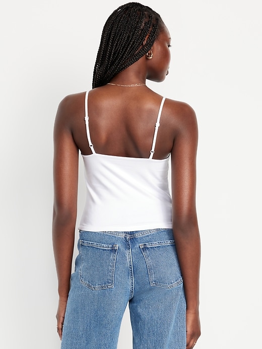 Image number 2 showing, Double-Layer Cropped Cami Top