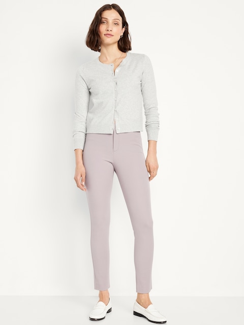Pantalon Pixie ajusté à taille haute longueur cheville