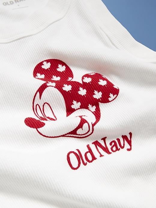 Image number 4 showing, Old Navy x Disney© Mickey Mouse Snug Logo Graphic Flag Tank Top
