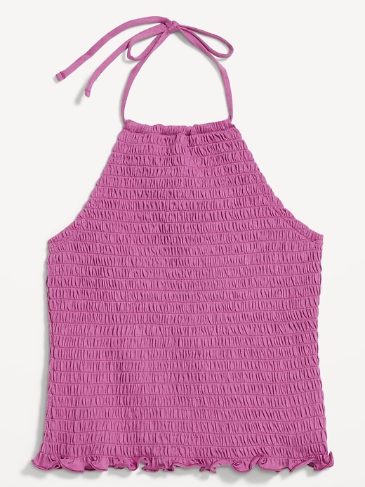 Image number 9 showing, Sleeveless Smocked Crop Top