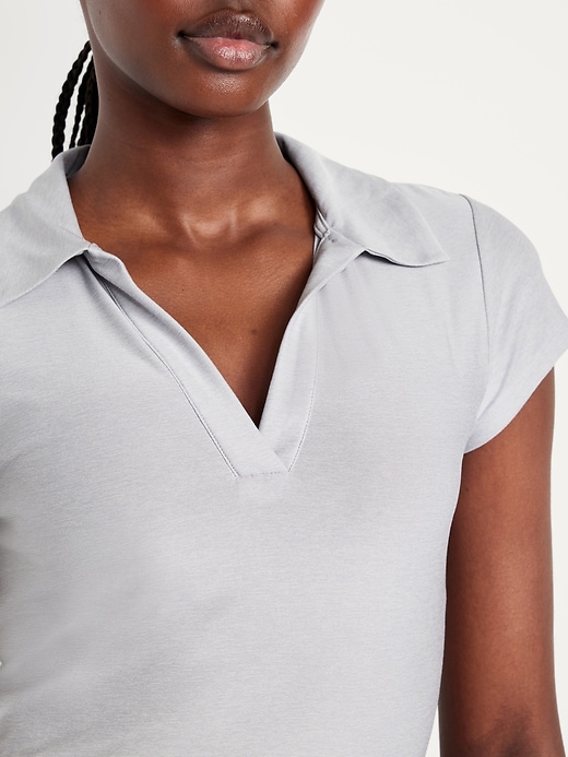 Image number 4 showing, CloudMotion Cropped Polo