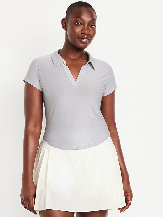 Image number 5 showing, CloudMotion Cropped Polo