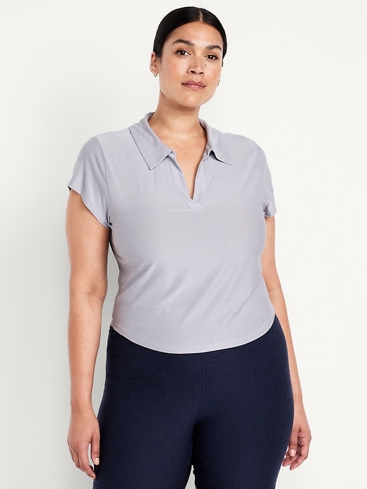 Image number 7 showing, CloudMotion Cropped Polo