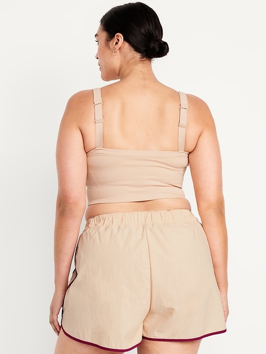 Image number 8 showing, Light Support Fluid Seamless Longline Sports Bra