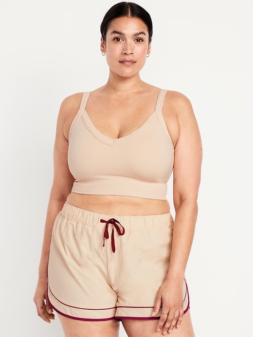 Image number 7 showing, Light Support Fluid Seamless Longline Sports Bra