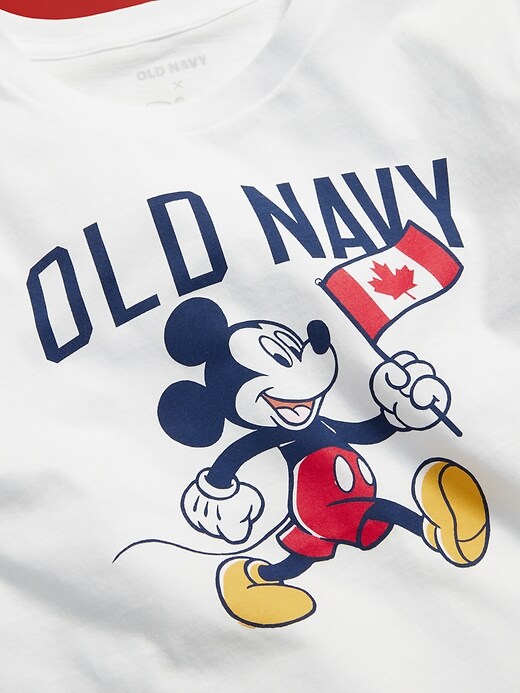 Image number 4 showing, Old Navy x Disney© Mickey Mouse Gender-Neutral Flag Logo-Graphic T-Shirt for Kids