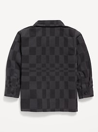 View large product image 3 of 3. Long-Sleeve Twill Pocket Shirt for Toddler Boys