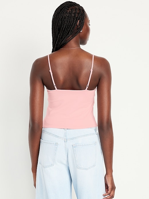 Image number 2 showing, Double-Layer Cropped Cami Top