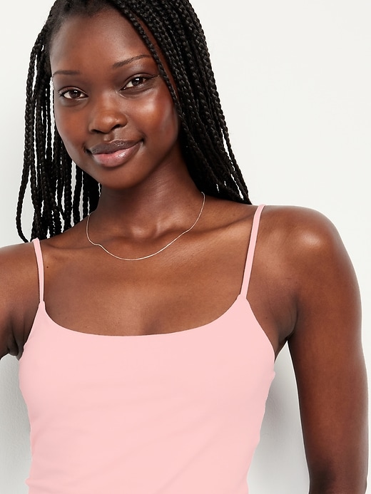 Image number 3 showing, Double-Layer Cropped Cami Top