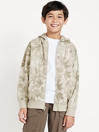 Image number 1 showing, Favorite Fleece Oversized Zip Hoodie for Boys