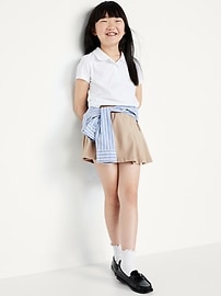 View large product image 3 of 5. High-Waisted PowerChill Pleated Performance Skort for Girls