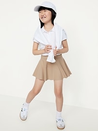 View large product image 3 of 5. High-Waisted PowerSoft Skort for Girls