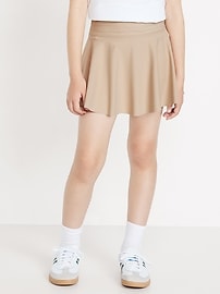Image number 1 showing, High-Waisted PowerSoft Uniform Skort for Girls