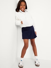 View large product image 3 of 3. High-Waisted PowerChill Pleated Performance Skort for Girls