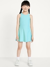 View large product image 3 of 6. PowerSoft Sleeveless Ribbed Athletic Dress for Girls