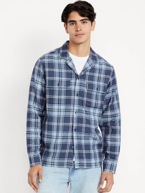 Lightweight Plaid Pocket Shirt
