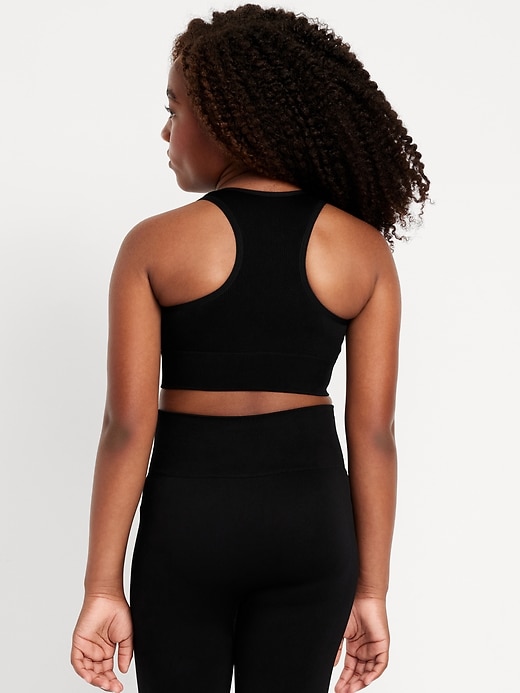 View large product image 2 of 3. Fitted Seamless Performance Bra for Girls