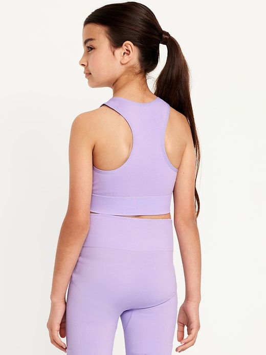 View large product image 2 of 3. Fitted Seamless Performance Bra for Girls
