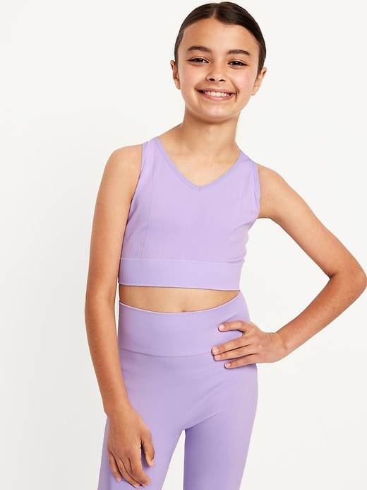 Image number 3 showing, Fitted Seamless Performance Bra for Girls