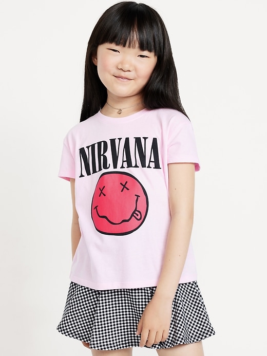 View large product image 1 of 3. Nirvana™ Graphic T-Shirt for Girls