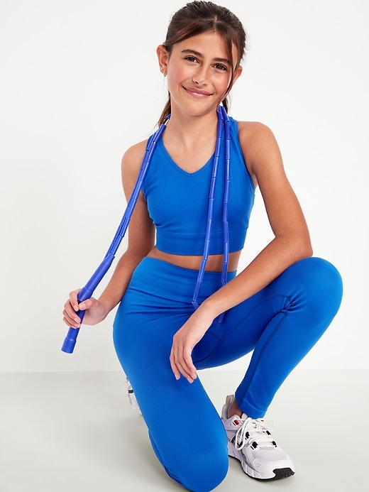View large product image 1 of 3. Fitted Seamless Performance Bra for Girls